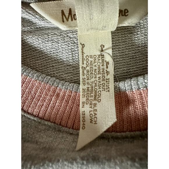 NWT Matilda Jane Just Imagine Glittery French Gray Knit Terry Fair Isle Top 6 - Picture 7 of 9